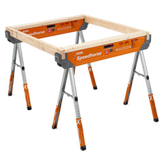 Bora Speedhorse XT Sawhorses with Height-Adjustable Quick-Deploy Legs, 2-Pack