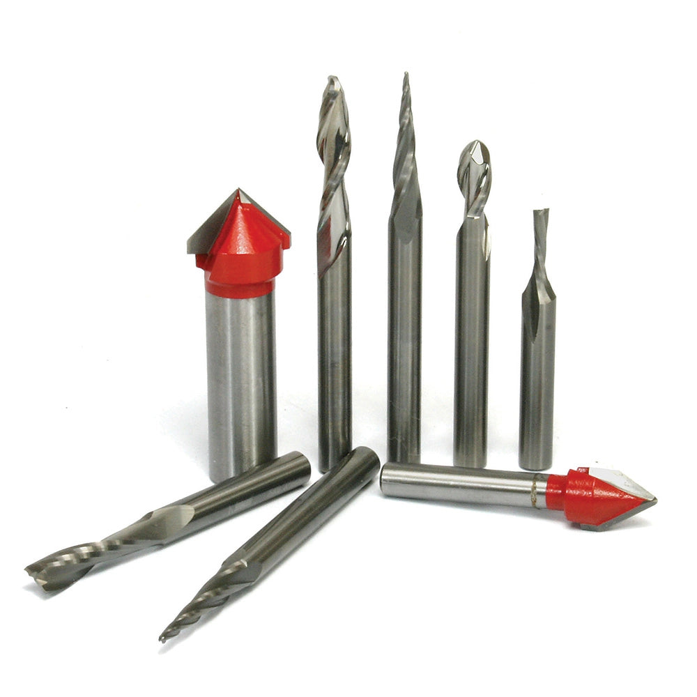 Freud #87-108 8-Piece Signmaking CNC Router Bit Set