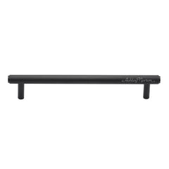 9-1/4''  Basel Knurled Cabinet Pull, Dark  Oil-Rubbed