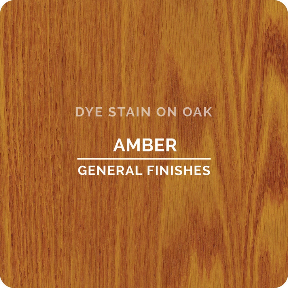 General Finishes Water Based Dye Stain, Amber, Pint