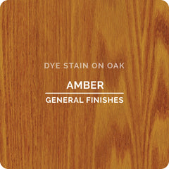 General Finishes Water Based Dye Stain, Amber, Pint