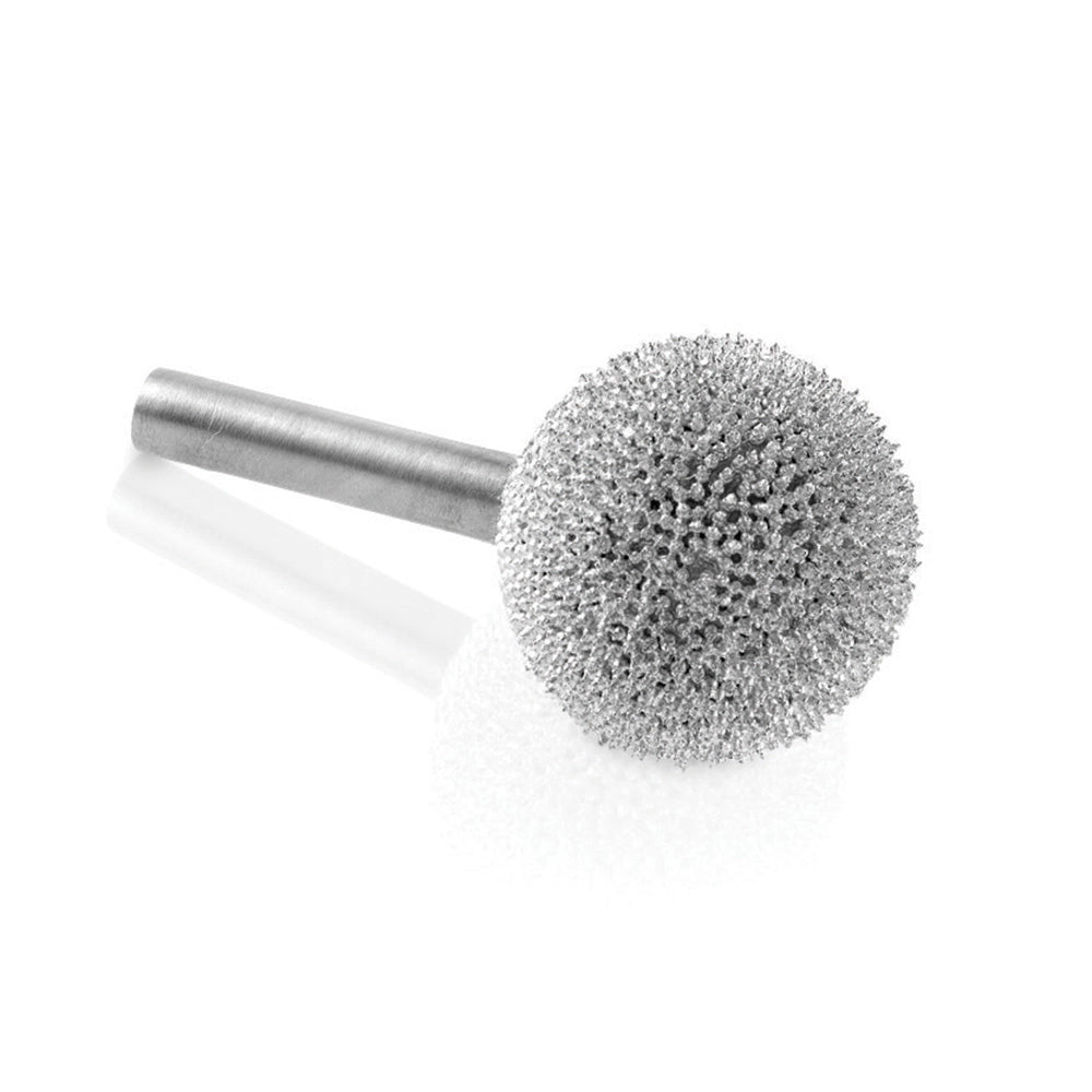 Kutzall Original - Sphere Burr, 1/4'' Shaft, Head Diameter 1'' X Head Length 1'', Coarse