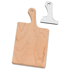 Rockler Cutting Board Handle Shape Template, Carry Handle
