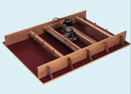 Router Surfacing Jig Downloadable Plan