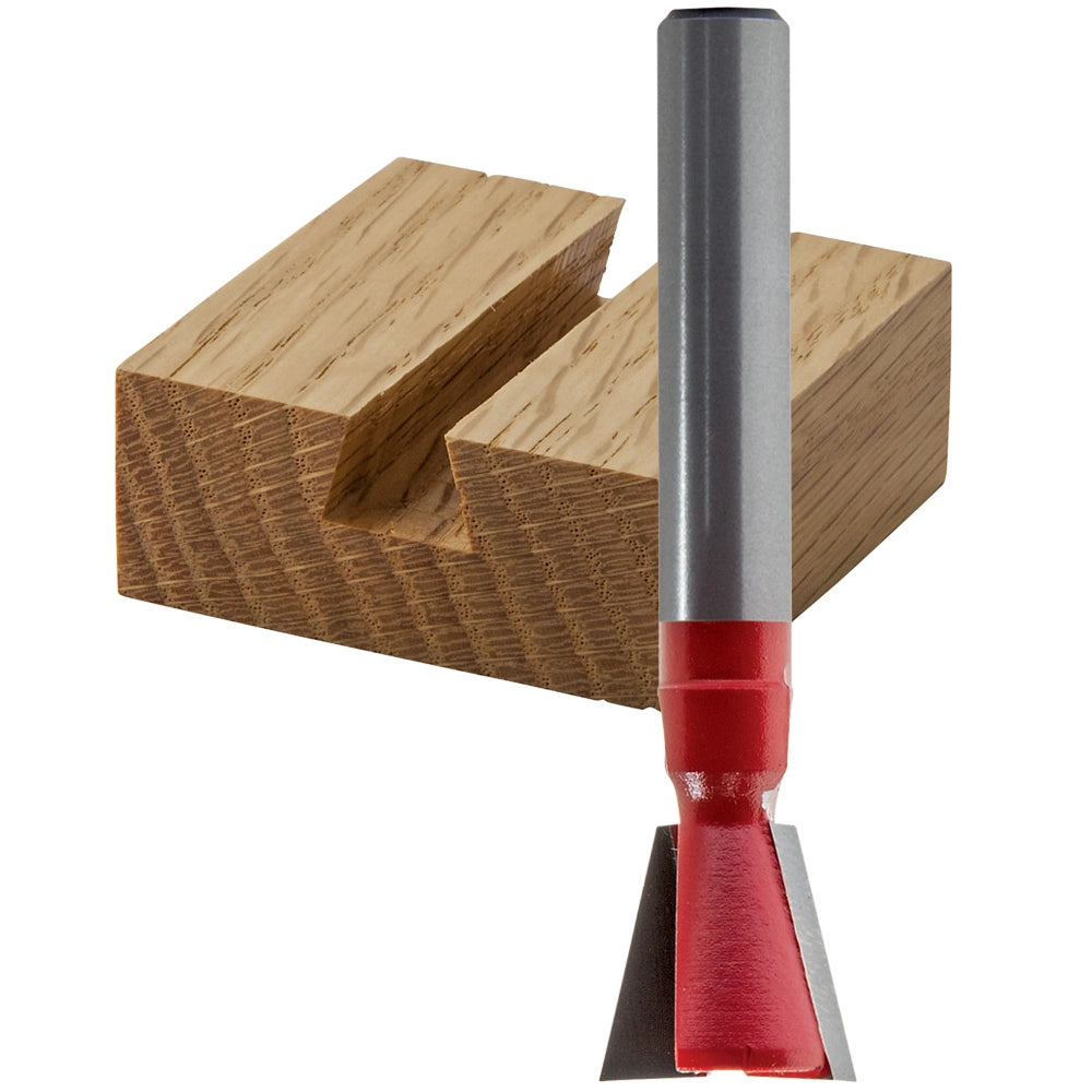 1/2" D x 1/2" H x 14 Deg x 1-7/8" L x 1/4" Shank Freud #22-104 Dovetail Bit