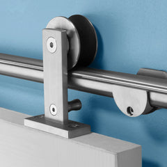 I-Semble Rolling Door Hardware Kit, Top Mount, Stainless Steel