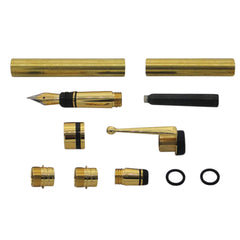 Rockler Classic Elite Fountain Pen Hardware Kit, Gold