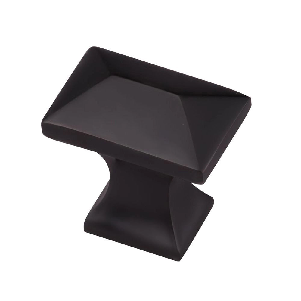 1-3/8''  Anvil Cabinet Knob, Flat Black