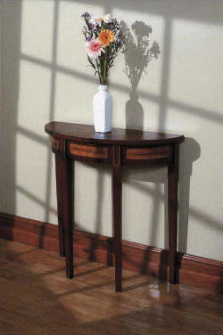 Demi-Lune Sofa Table Downloadable Plan