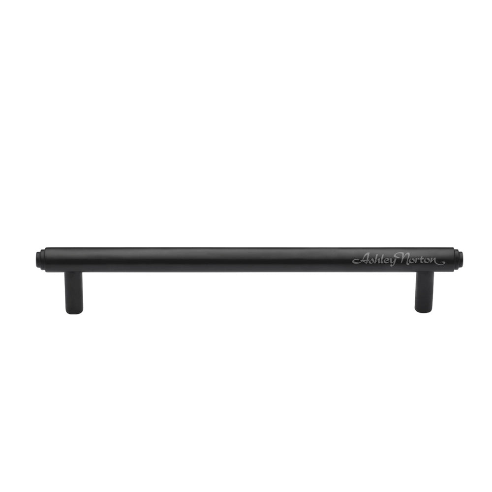 9-1/4''  Geneva Cabinet Pull, Flat Black