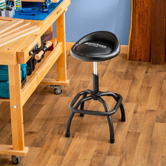 Rockler Pneumatic Shop Stool with Backstop