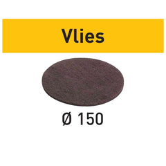Medium (100) 6'' Festool Vlies D150 StickFix Abrasive Pads, 10-Pack (201126)