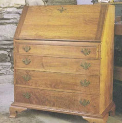 Governor Winthrop Slant-Front Desk Downloadable Plan