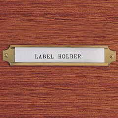 Label Holder 3/4" x 3-1/2" (2 per Pack)