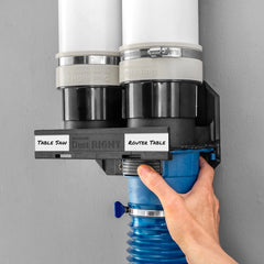 Dust Right 4'' Dust Collection Manifold Extension Base