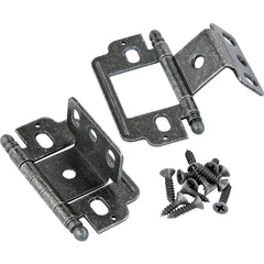 Flat Black, Ball Tip, Partial Wrap-Around Hinge