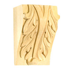 Small Red Oak Modillion Block (1751-RO)