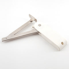 Sugatsune HDS-10 Soft-Down Drop Front Support, White, Left-Side, Heavy-Duty