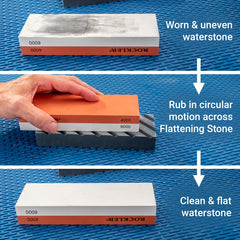 Rockler Medium-Grit Flattening Stone for Waterstones