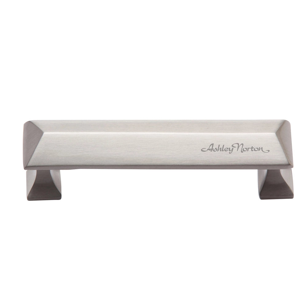 8-5/8''  Pyramid Cabinet Pull, Satin Nickel