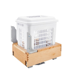 Rev-A-Shelf- Hamper Bottom Mount Rev-A-Motion with Polymer Bin for Bathroom/Vanity