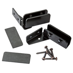 Glass Door Pivot Hinge - Polished Chrome (Pair)