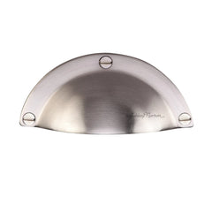 3-3/4''  Front Mounted Cabinet Bin Pull, Satin Nickel