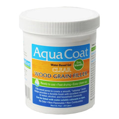 Aqua Coat Clear Wood Grain Filler, Quart