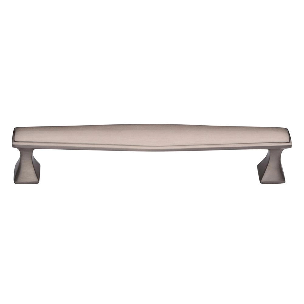 8-5/8''  Deco Cabinet Pull, Satin Nickel
