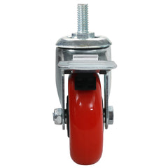 4'' 300-lb. Heavy Duty Stem-Mount Polyurethane Caster, Swivel w/Total Lock Brake