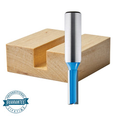 9/16" D x 1" H x 1/2" Shank Rockler Straight, 2-Flute Bit