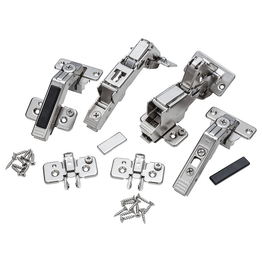 Blum 170° Pie Corner Hinge Kit, Frameless, Half Overlay