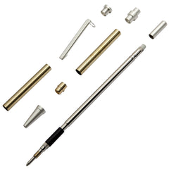 Slimline Pencil Hardware Kit - Satin Pearl