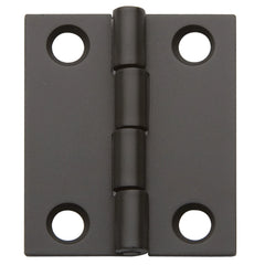 Flat Butt Hinge 1-1/2" L X 1-1/4" W, Oil-Rubbed Bronze
