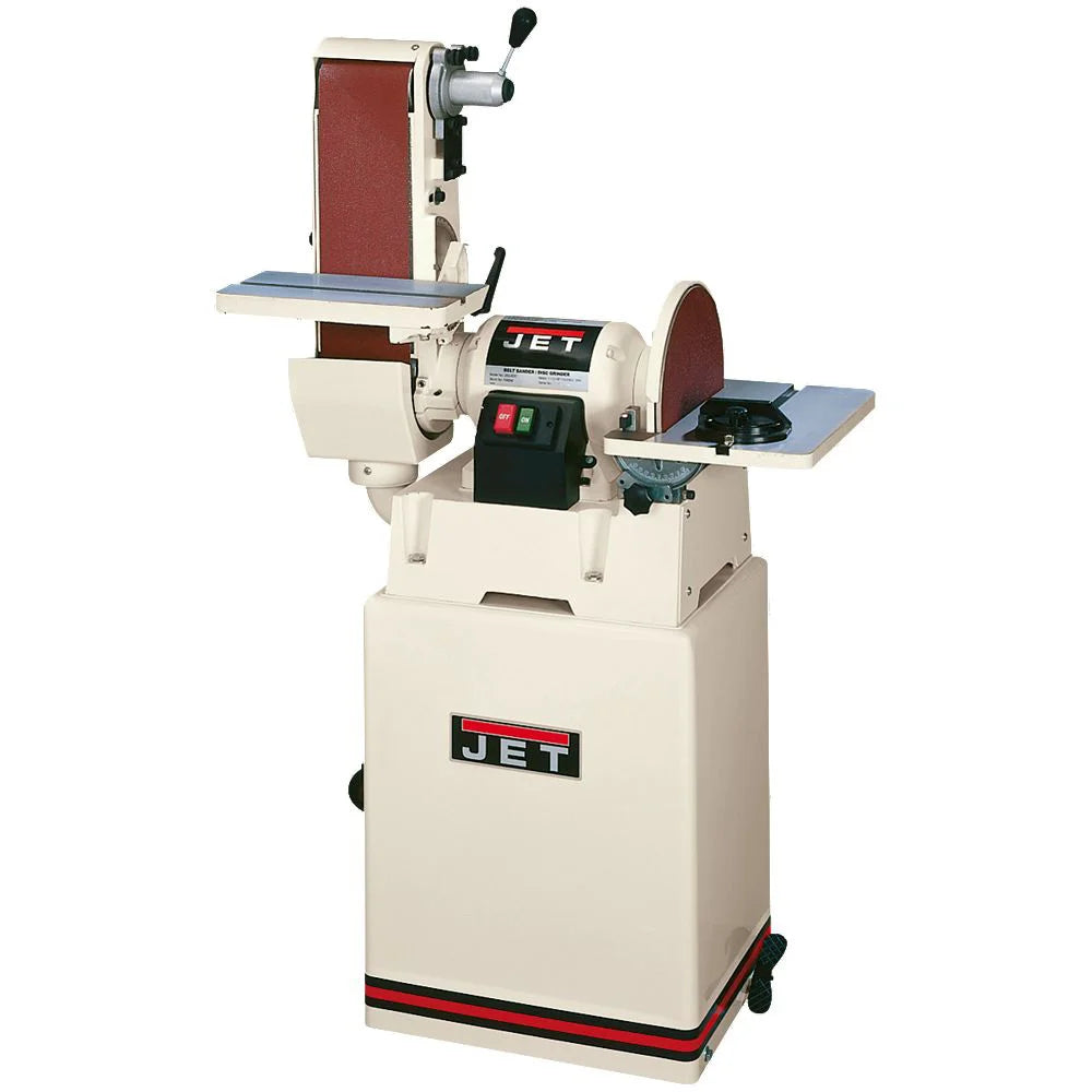 Jet Closed Stand Belt/Disc Sander Combo JSG-6CS with 6'' x 48'' Belt and 12'' Disc