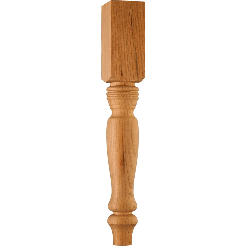15" Cherry Country Table Leg