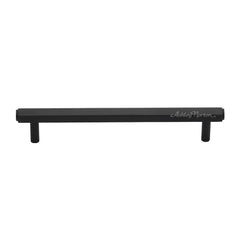7-1/4''  Hex Modern Cabinet Pull, Flat Black