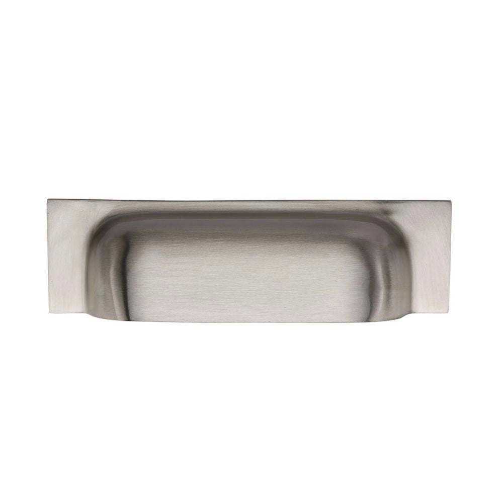 8-3/4''  Industrial Cabinet Bin Pull, Polished Nickel