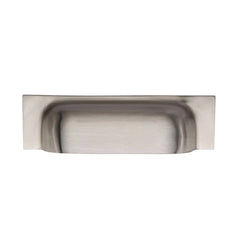 8-3/4''  Industrial Cabinet Bin Pull, Polished Nickel