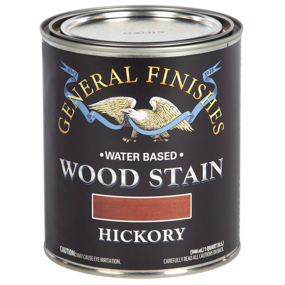 General Finishes Water-Based Wood Stain, Hickory, Quart