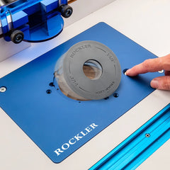 Rockler Snap-Lock Router Plate, 3-Hole Pattern