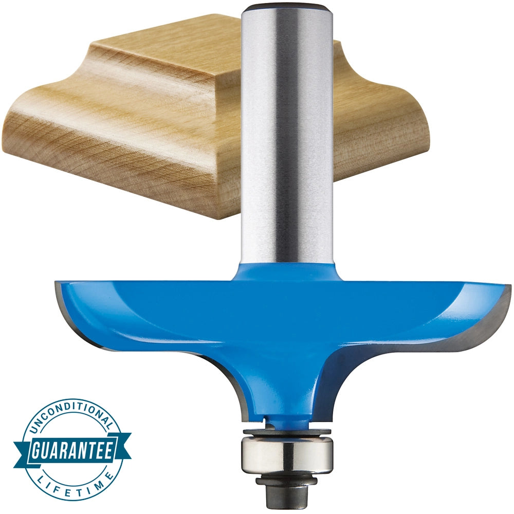 Rockler Table Top Edge Router Bit - 2-1/2" Dia x 3/4" H x 1/2" Shank