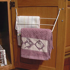 Towel Holder, White, Wire (563-32)