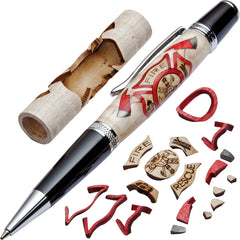 Fire & Rescue Laser-Cut Inlay Pen Kit Blank