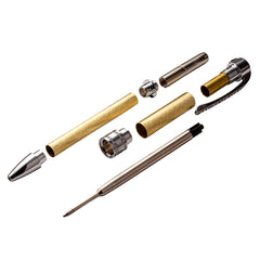 Princess Twist Pen Hardware Kit, Chrome with Clear Stones