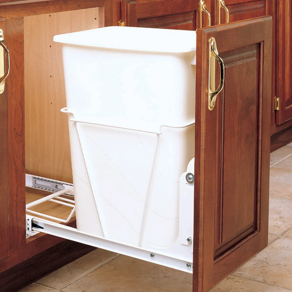 Rev-A-Shelf 35-Quart Single Bin Pullout with Door-Mounting Brackets (RV-12DM S)