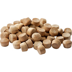 Birch-3/8" Oval Top Wood Plugs