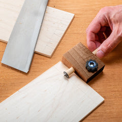 Rockler Easy-to-Grip Low-Profile Knob, Female, 1/4''-20 Threads