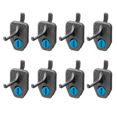 Rockler Hang-Tight Thin Post Pegboard Hooks, 8-Pack