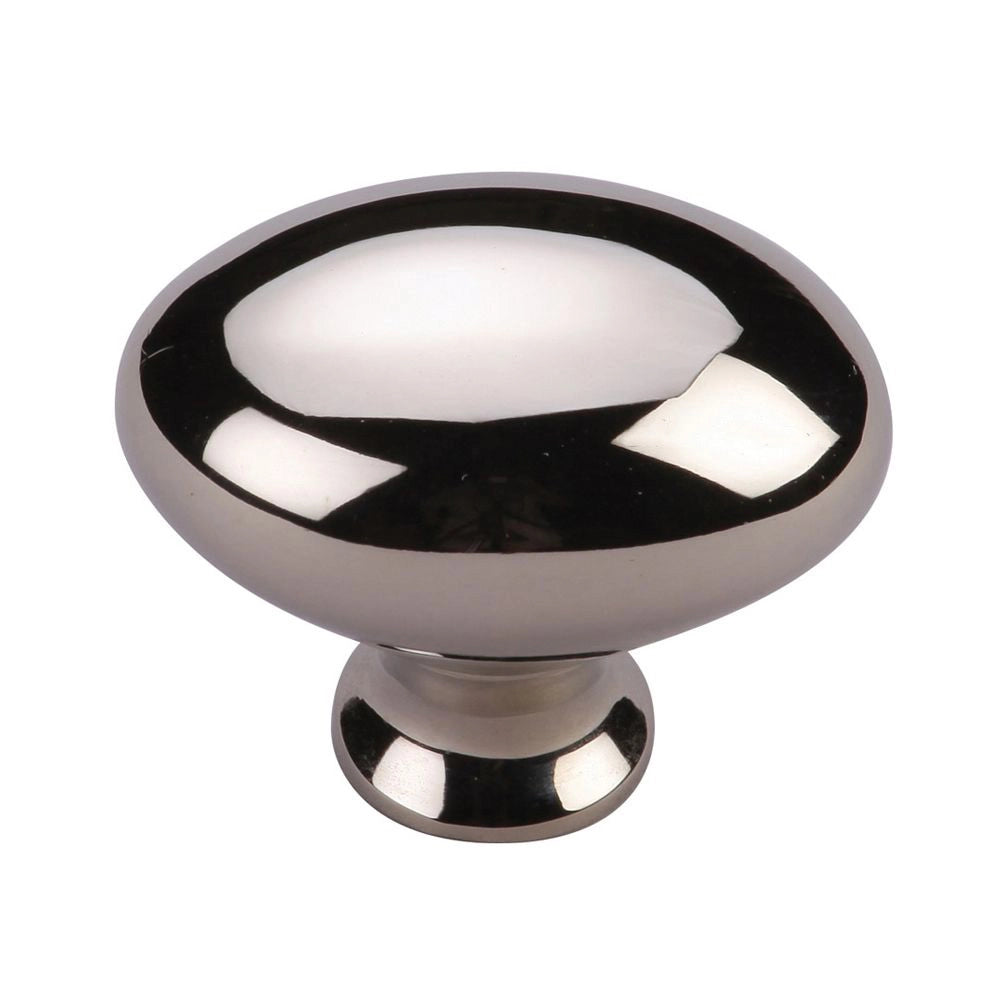 1-1/4''  Egg Cabinet Knob, Polished Nickel